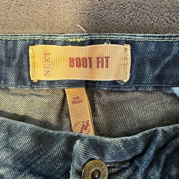 Men’s boot cut jeans. Brand is NEXT. Frayed bottom size 40/30 - Picture 3 of 5